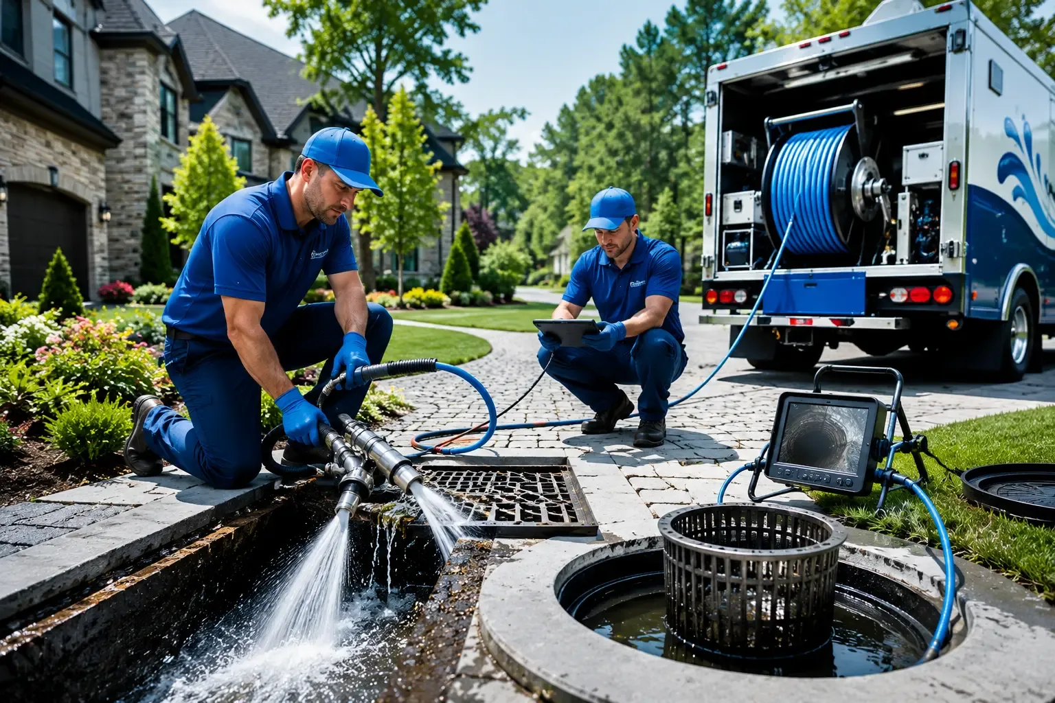 Local outdoor drain cleaning professionals in Russell, MA